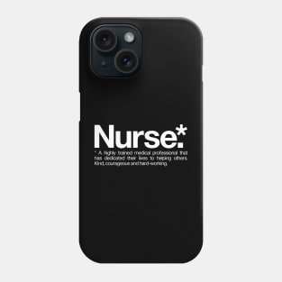 Nurse Definition Phone Case