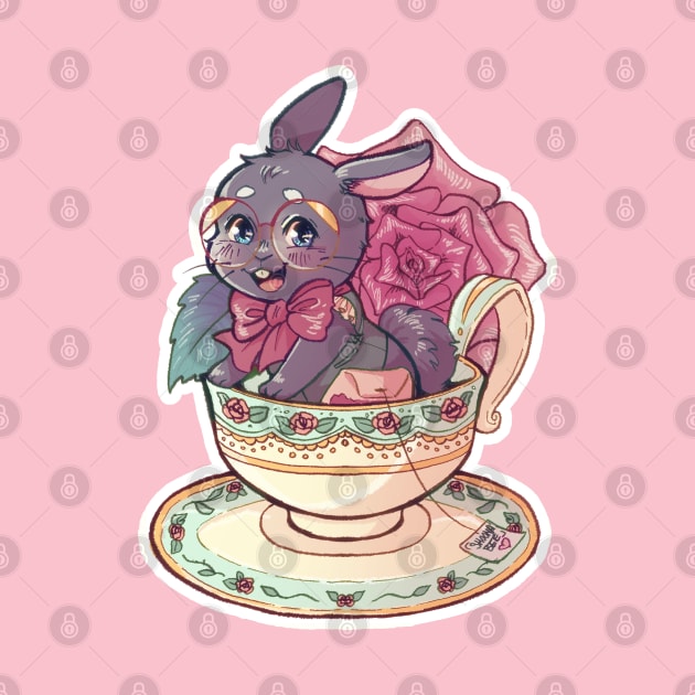 Tea Bunny by ShoonaBee