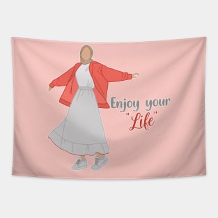 Enjoy Your Life Tapestry