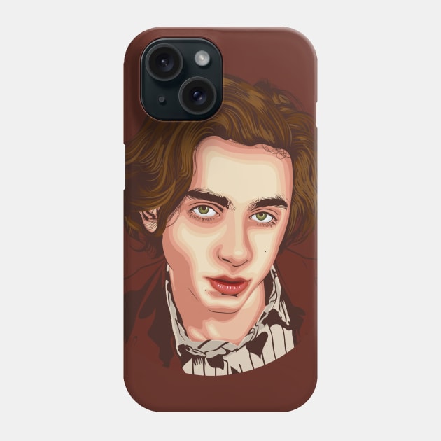 Timothee Chalamet Fan Art Phone Case by ArtMoore98