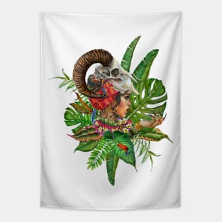 Voodoo Witch Jungle Composition Tapestry