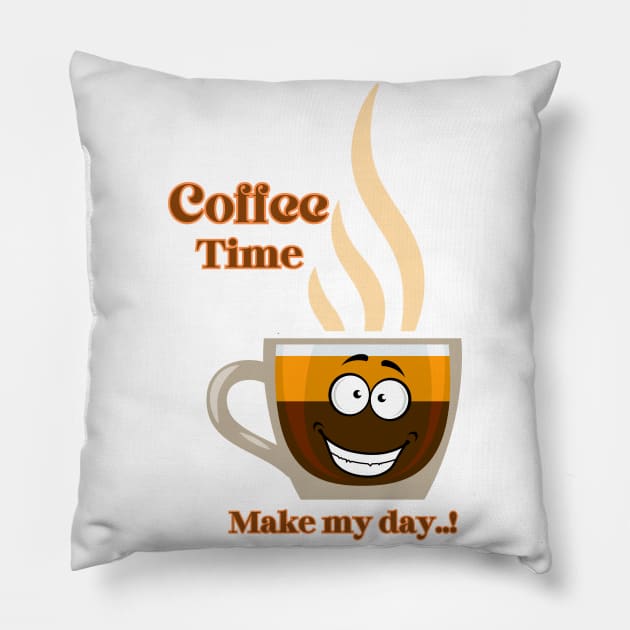 Coffee Time Pillow by Cachorro 26