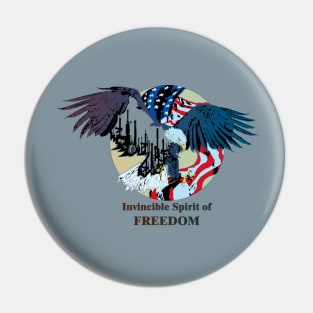 freedom eagle Pin