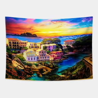 Color Explosion Tapestry