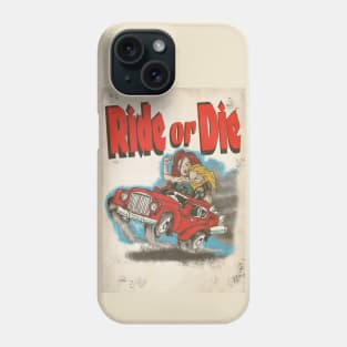 Vintage Hot Rod magazine-  Ride or Die Phone Case