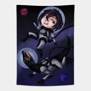 Space Dinosaur Tapestry