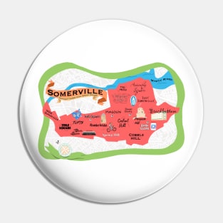 somerville, mass map Pin