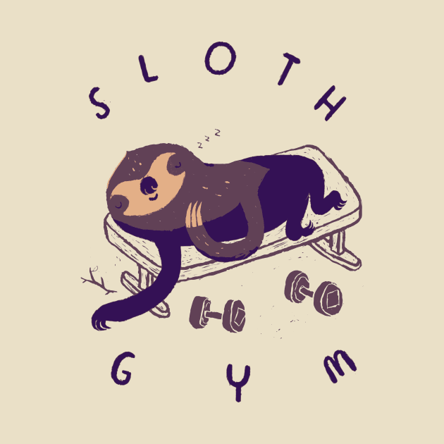 sloth gym by crackdesign