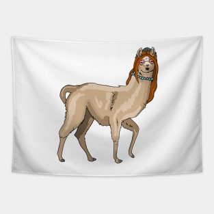 Llama Del Rey Tapestry