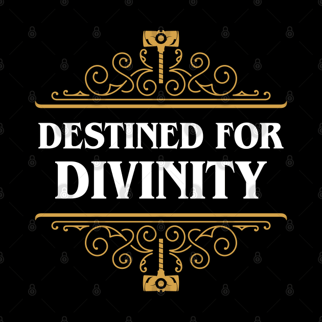 Cleric Destined for Divinity Funny Tabletop RPG by pixeptional