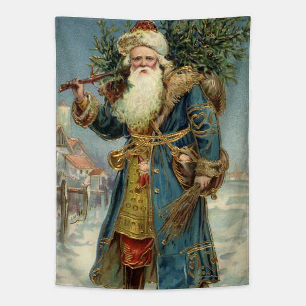 Victorian Santa Claus Tapestry by MasterpieceCafe