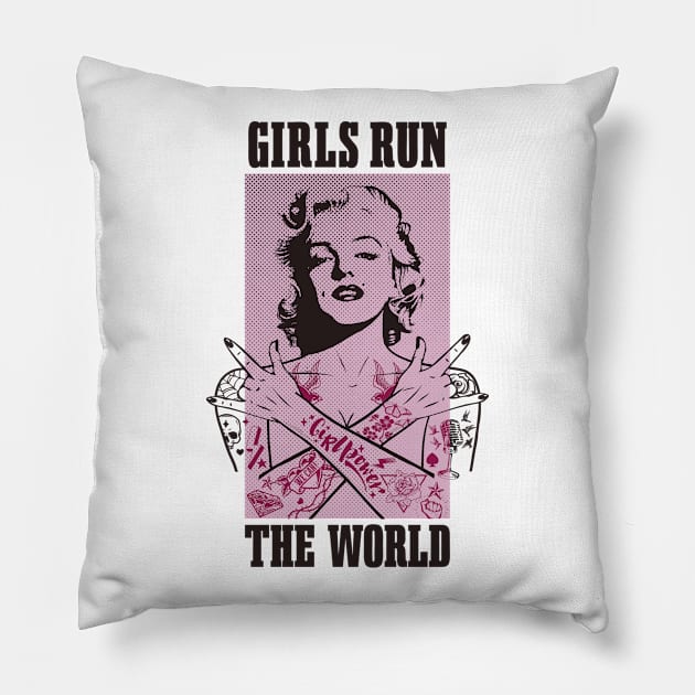 GRL PWR Pillow by RepubliRock