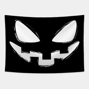 Scary Face Halloween Monster Eyes Smile Evil Tapestry