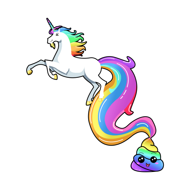 Magical Unicorn Rainbow Poop by 4U2NV-LDN