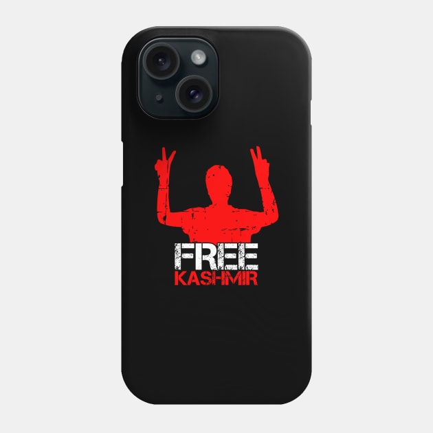 Free Kashmir From India - India Should Stop Killing Kashmiri Phone Case by mangobanana