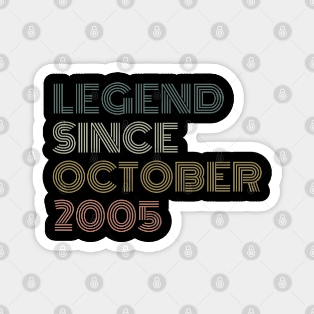 Legend Since October 2005 Magnet by BaradiAlisa