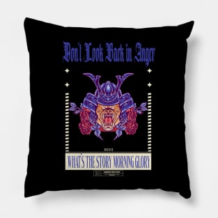 Don't Look Back in Anger What's the Story Morning Glory Pillow