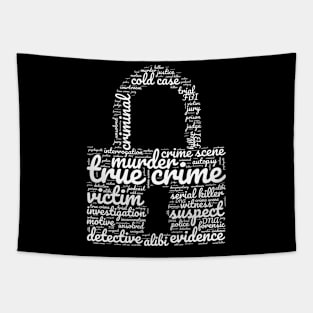 True Crime Word-cloud Tapestry