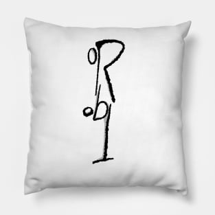 Mr. Robot Art Minimal Painting Pillow