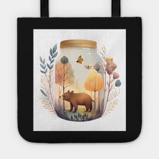 Enchanted Bear in a Jar Tote