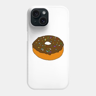 Chocolate donut Phone Case