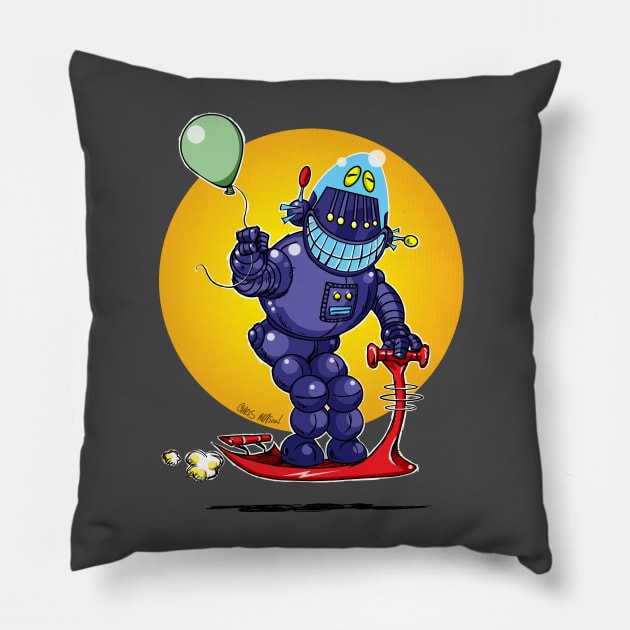 Robby's Day Out! Pillow by CMProds