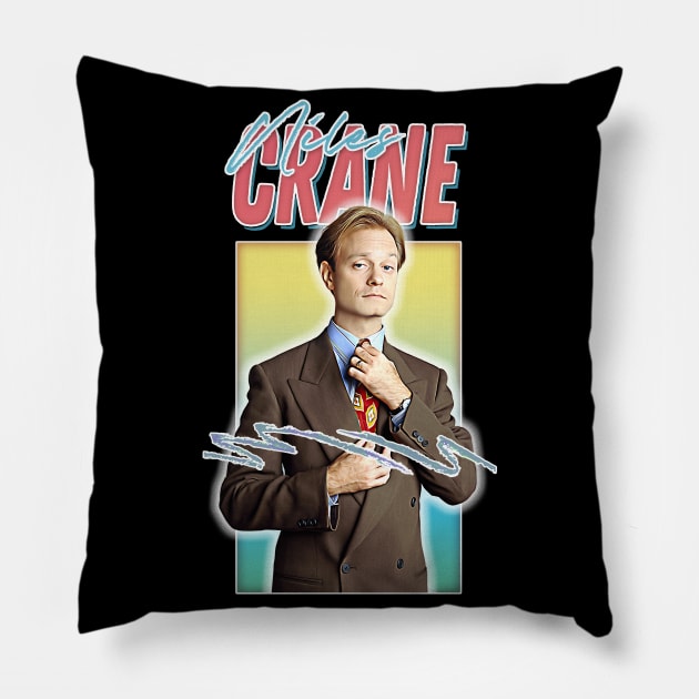 Sexy Niles Crane / 90s Aesthetic Design Pillow by DankFutura