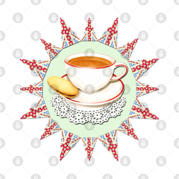 Celebration British Cup of Tea by PatriciaSheaArt