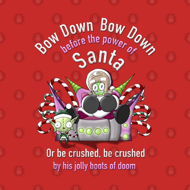 Zim Santa Bow Down by nightelf