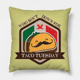 Nerdy Tee - Taco Tuesday Pillow