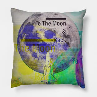 To the moon and back. Pillow