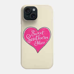 Sweet Southern Mess Pink Heart Phone Case