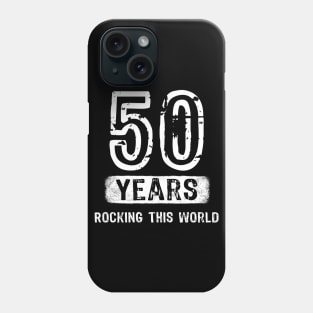 50 Years Rocking this World Phone Case