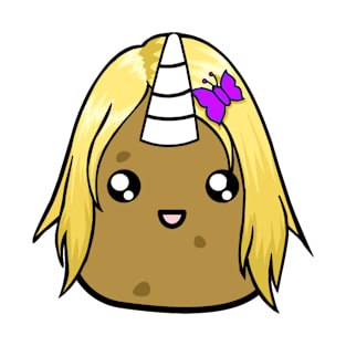 Unicorn Potato (Blonde Hair) T-Shirt