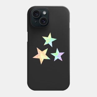 Pastel swirl stars Phone Case