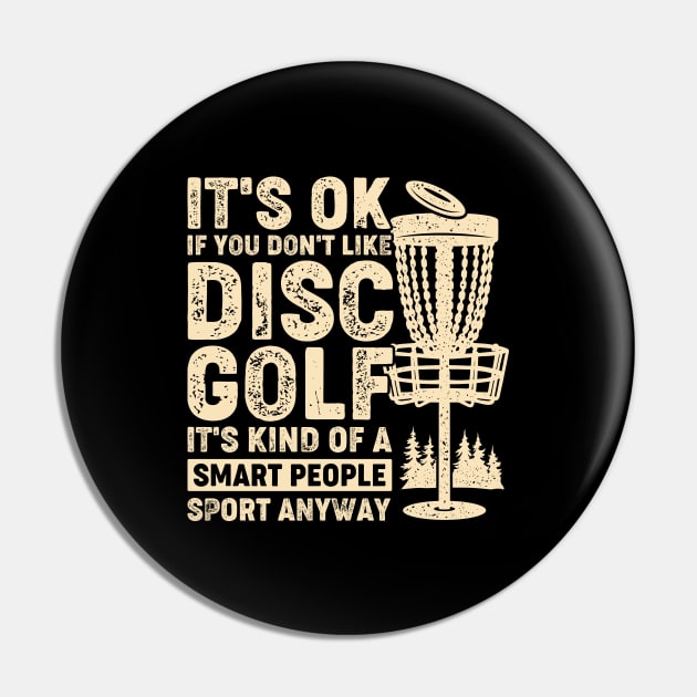 Funny Disc Golf Tournament Sport Player Gift Pin by Dolde08