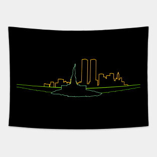 Escape from New York | NYC Skyline Tapestry