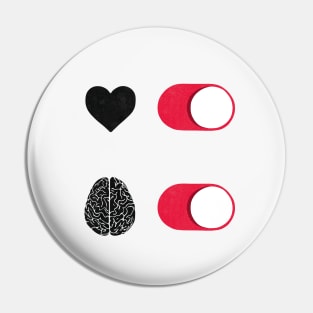 Heart On – Brain On switch Pin