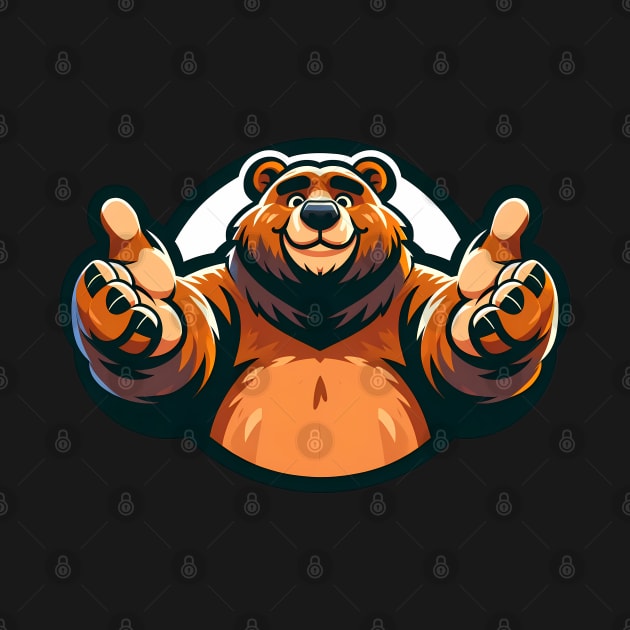 Bearhug Furry Bear by Blue Bull Bazaar