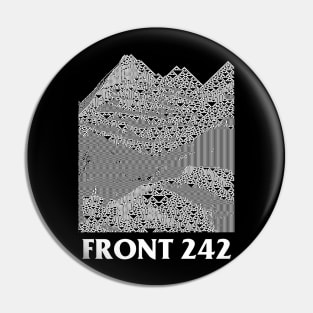 Front 242 //// Tribute Design Pin