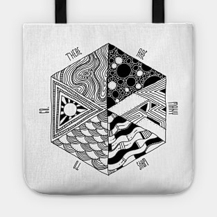 Trippy Hexagon Tote