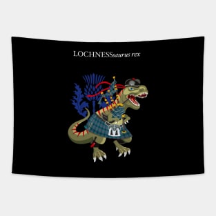 Clanosaurus Rex LOCHNESSsaurus rex Plaid Lochness Loch Ness Monster Scotland Ireland Family Tartan Tapestry