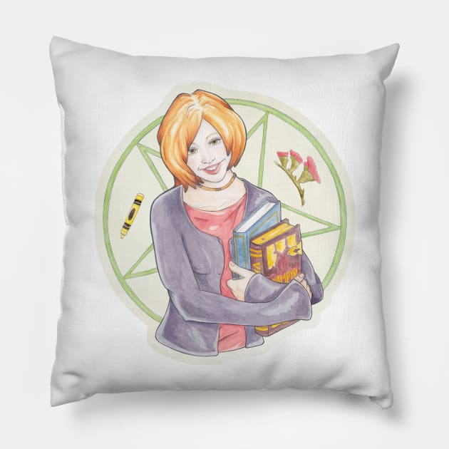 Willow Rosenberg from Buffy The Vampire Slayer Pillow by arosecast