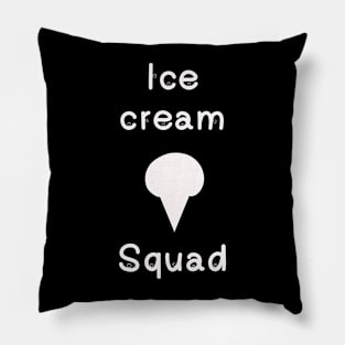 Ice cream cone squad for summer party design Pillow