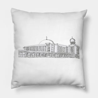 Istiqlal Great Mosque Sketch Pillow