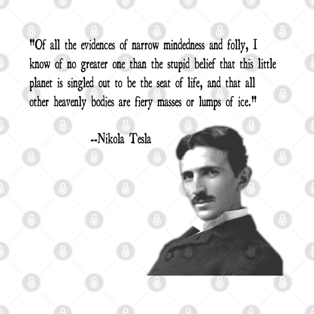 Nikola Tesla Quote by TheOuterLinux