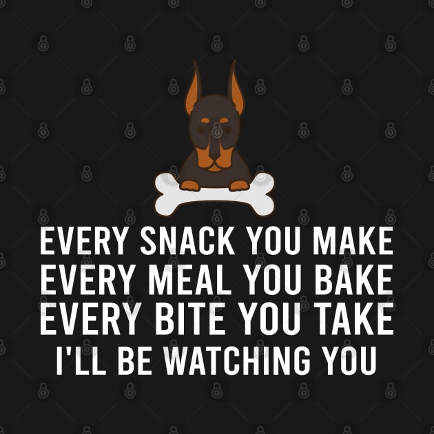 Every Meal You Bake Reflecting the Grace of Doberman Pinschers by Crazy Frog GREEN
