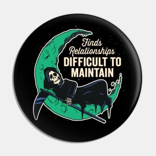 Grim Reaper - Alone Again Pin