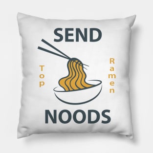 SEND NOODS TOP RAMEN, Powered by Ramen Pillow