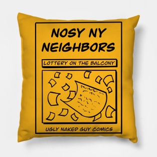 Nosy NY Neighbors Pillow